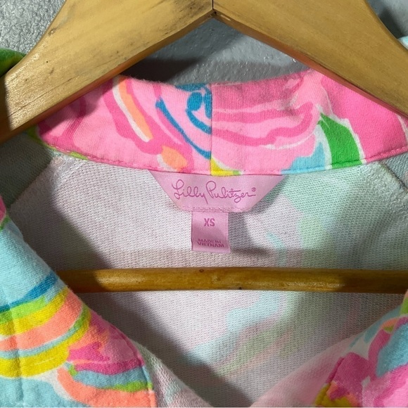 Lilly Pulitzer Skipper Popover Size XS So a Peeling long sleeve - Picture 4 of 7